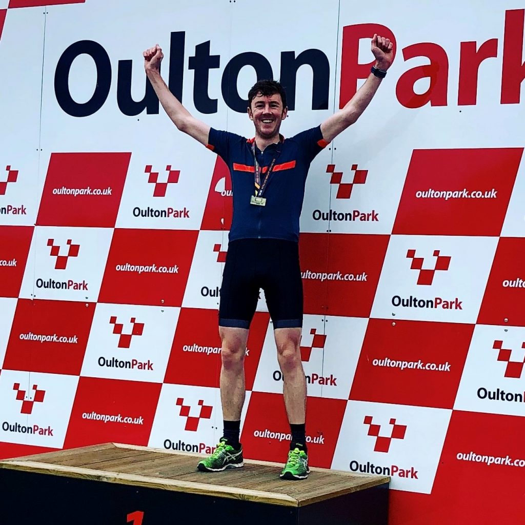 John competing at Oulton Park