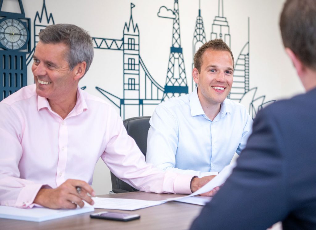 client meeting in leeds boardroom